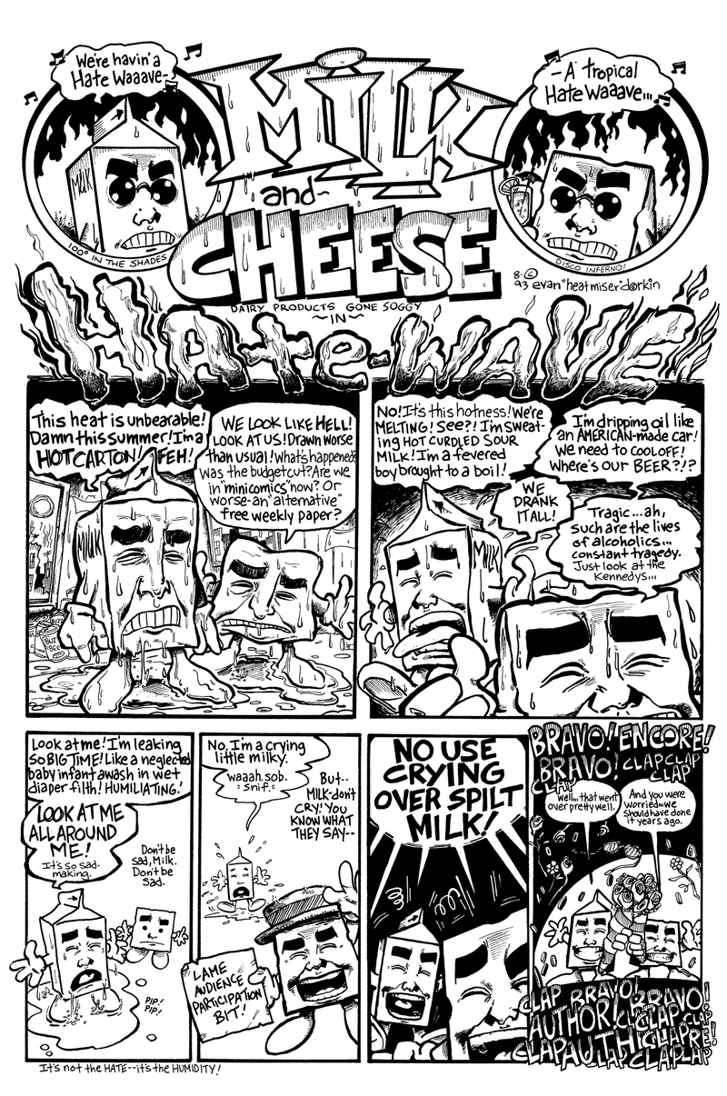 The one-page “Hate-Wave” strip.